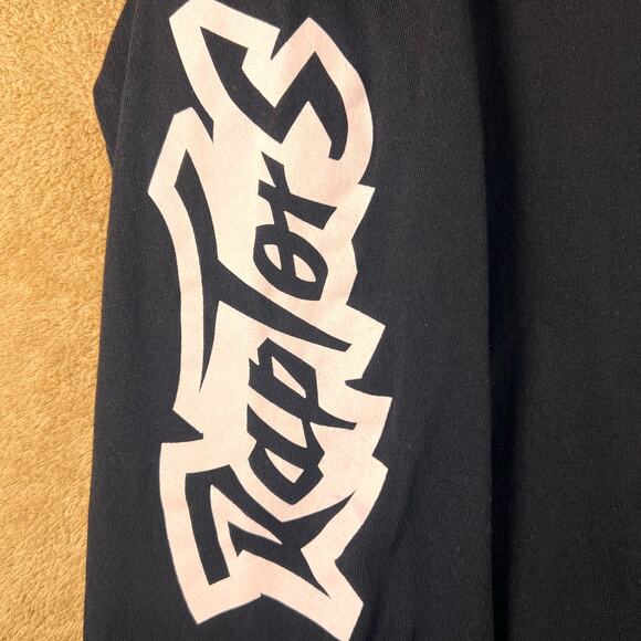 Raptors Mitchell & Ness Big Face 3.0 Long Sleeve T Shirt, Black, size XL - Picture 8 of 9